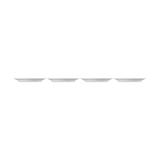 Vancouver Dinner Plates, Set of 4White