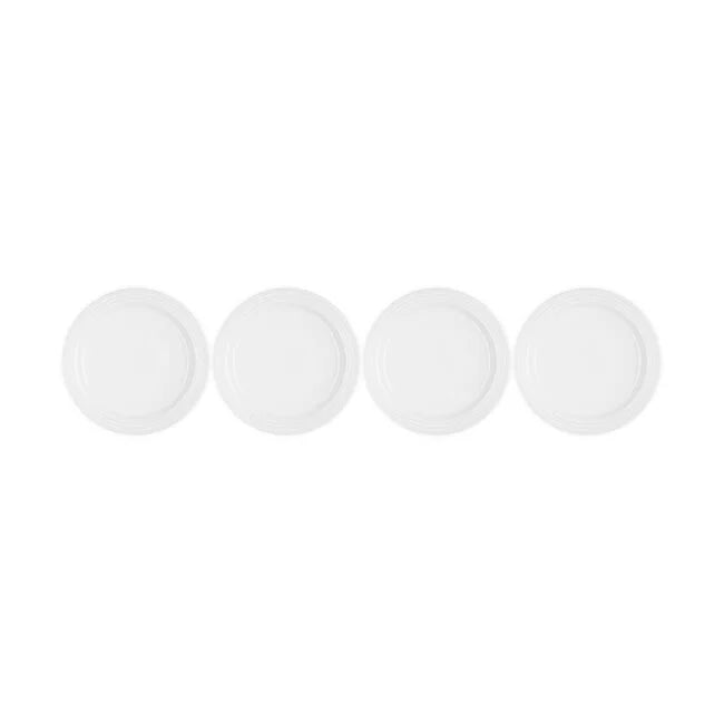 Vancouver Dinner Plates, Set of 4White