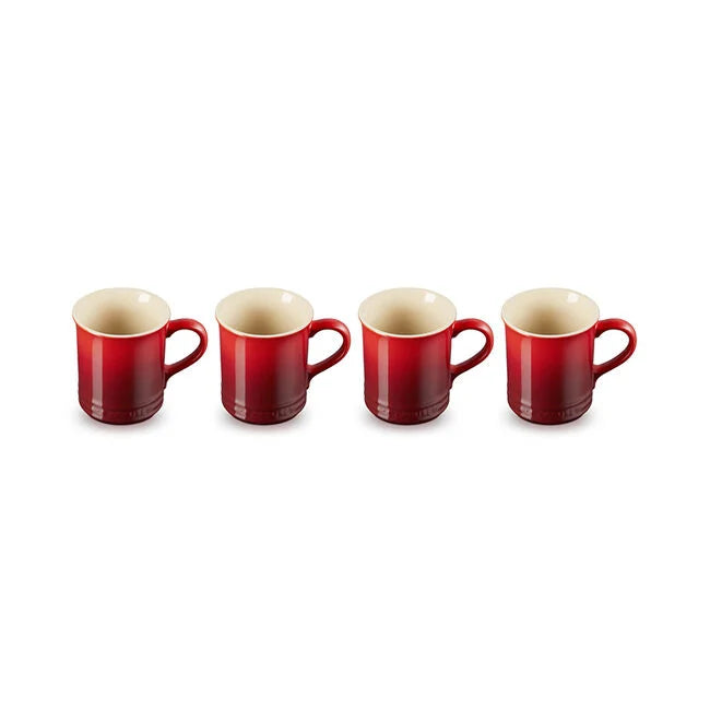 Vancouver Mugs, Set of 4Cerise