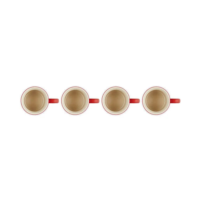 Vancouver Mugs, Set of 4Cerise