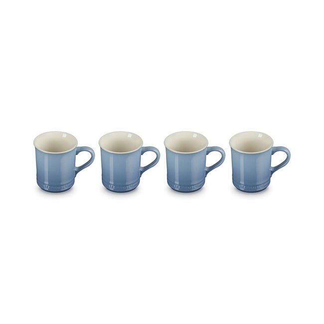 Vancouver Mugs, Set of 4Chambray