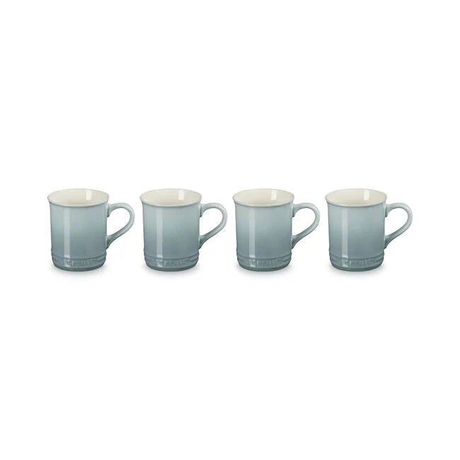 Vancouver Mugs, Set of 4Sea Salt