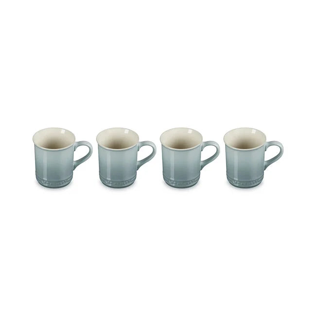 Vancouver Mugs, Set of 4Sea Salt