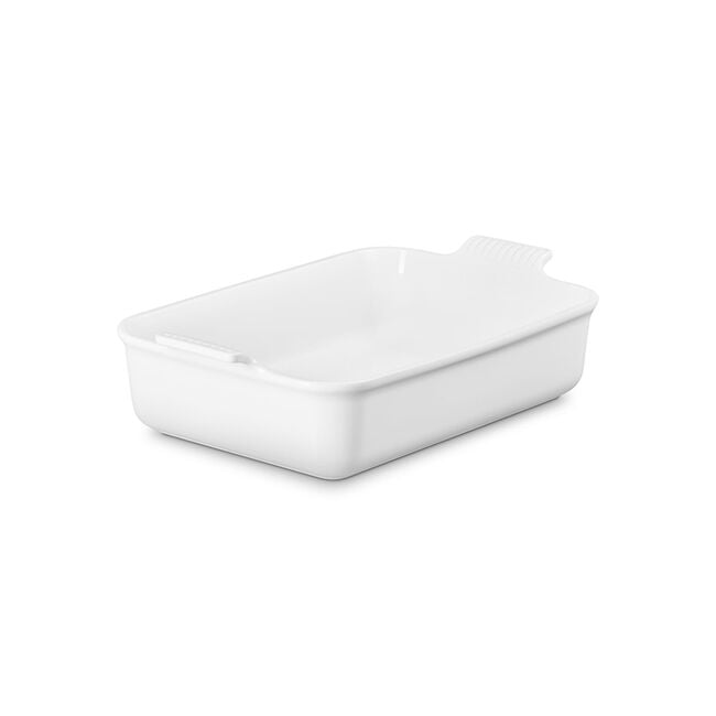 Heritage Deep Rectangular Lasagna DishWhite