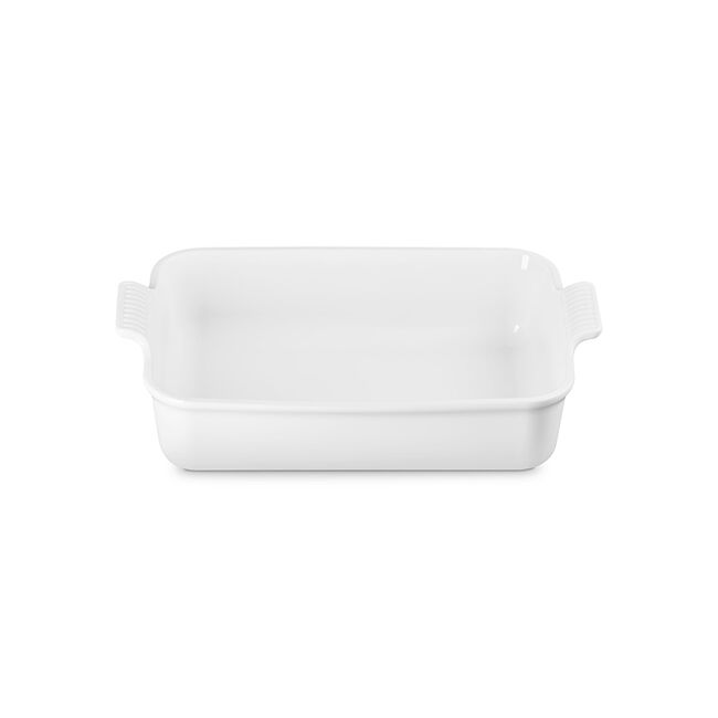 Heritage Deep Rectangular Lasagna DishWhite