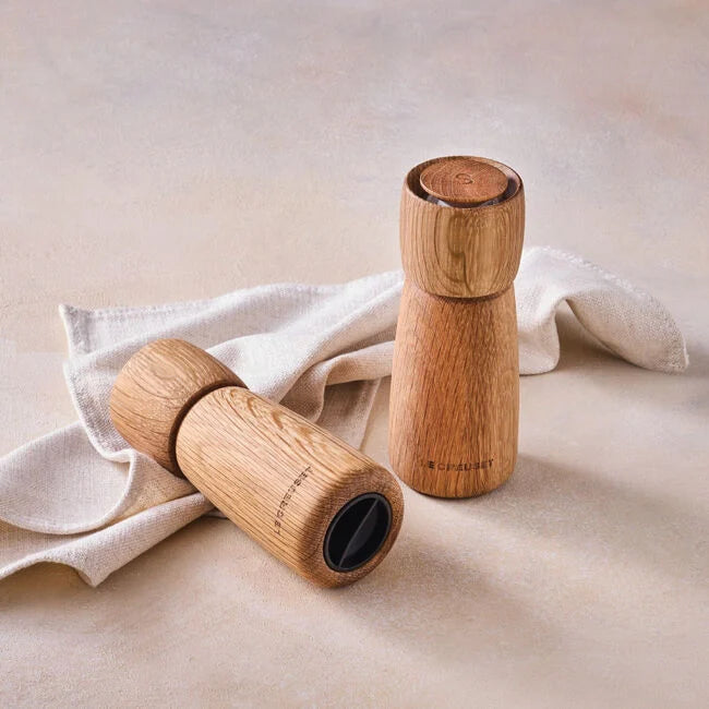 Alpine Salt and Pepper Mills in white oak, sold separately 
